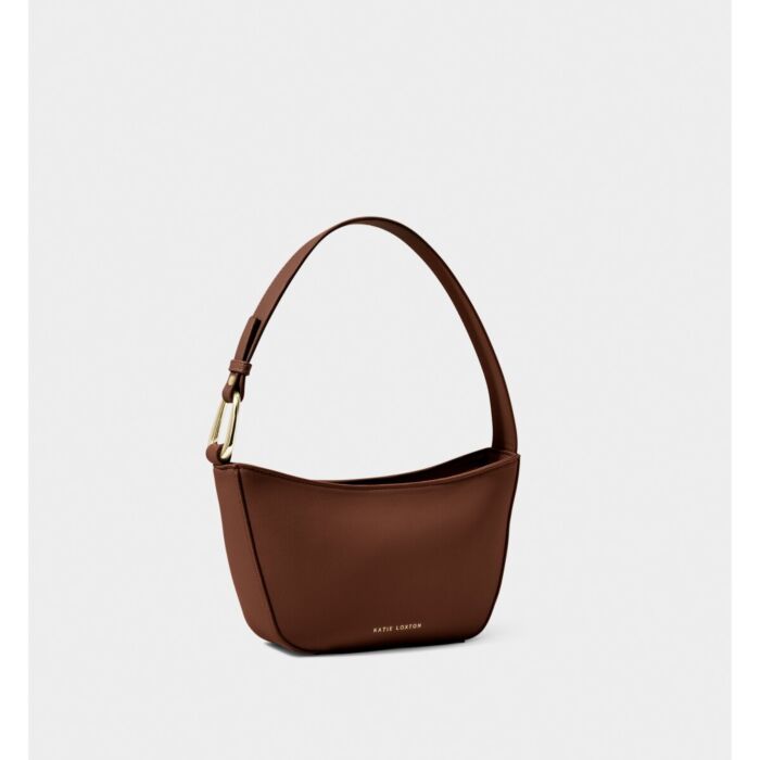 Katie Loxton Fara Small Shoulder Bag - Chocolate